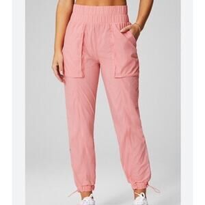 Fabletics Ultra High Waisted Piped Nylon Pant | Size Medium
